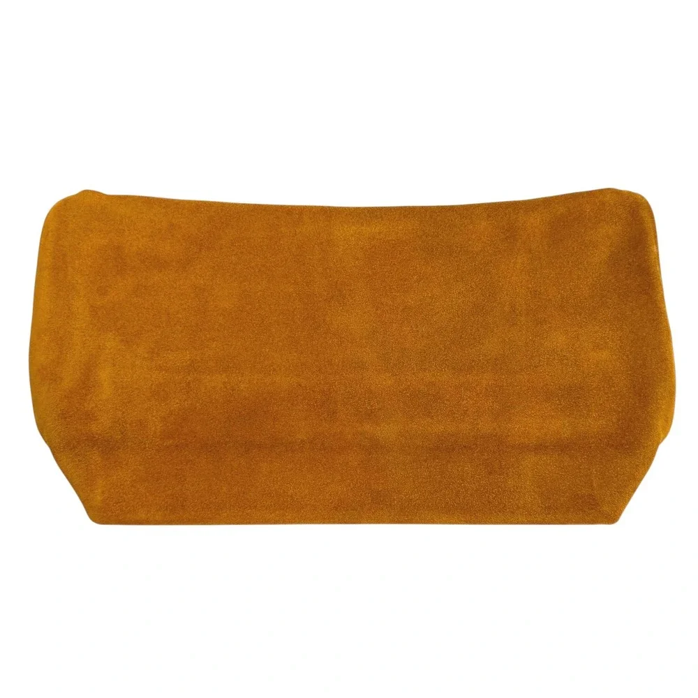 Streets Ahead Vesta‎ Foldover Clutch NWT Anthropologie $382 Tan Suede Cognac